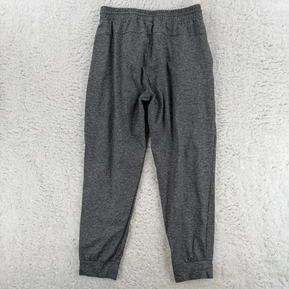 Uniqlo Jogger Pants Mens Large Gray Knit Elastic Waist Drawstring Pockets Lounge